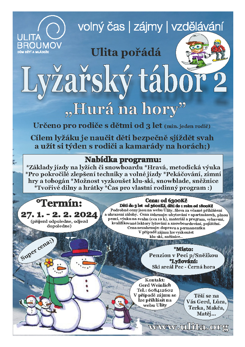 Lyžařský tábor – Hurá na hory 2